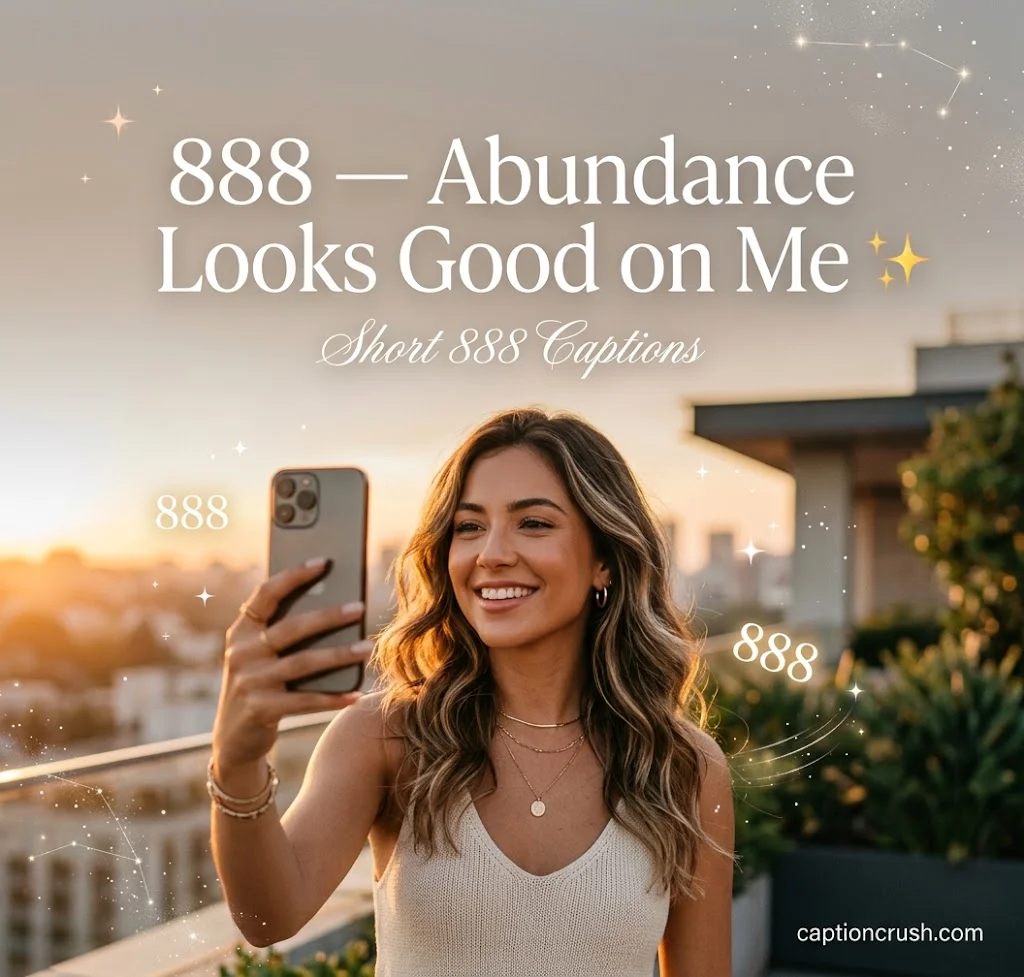 Short 888 Captions for Instagram & TikTok