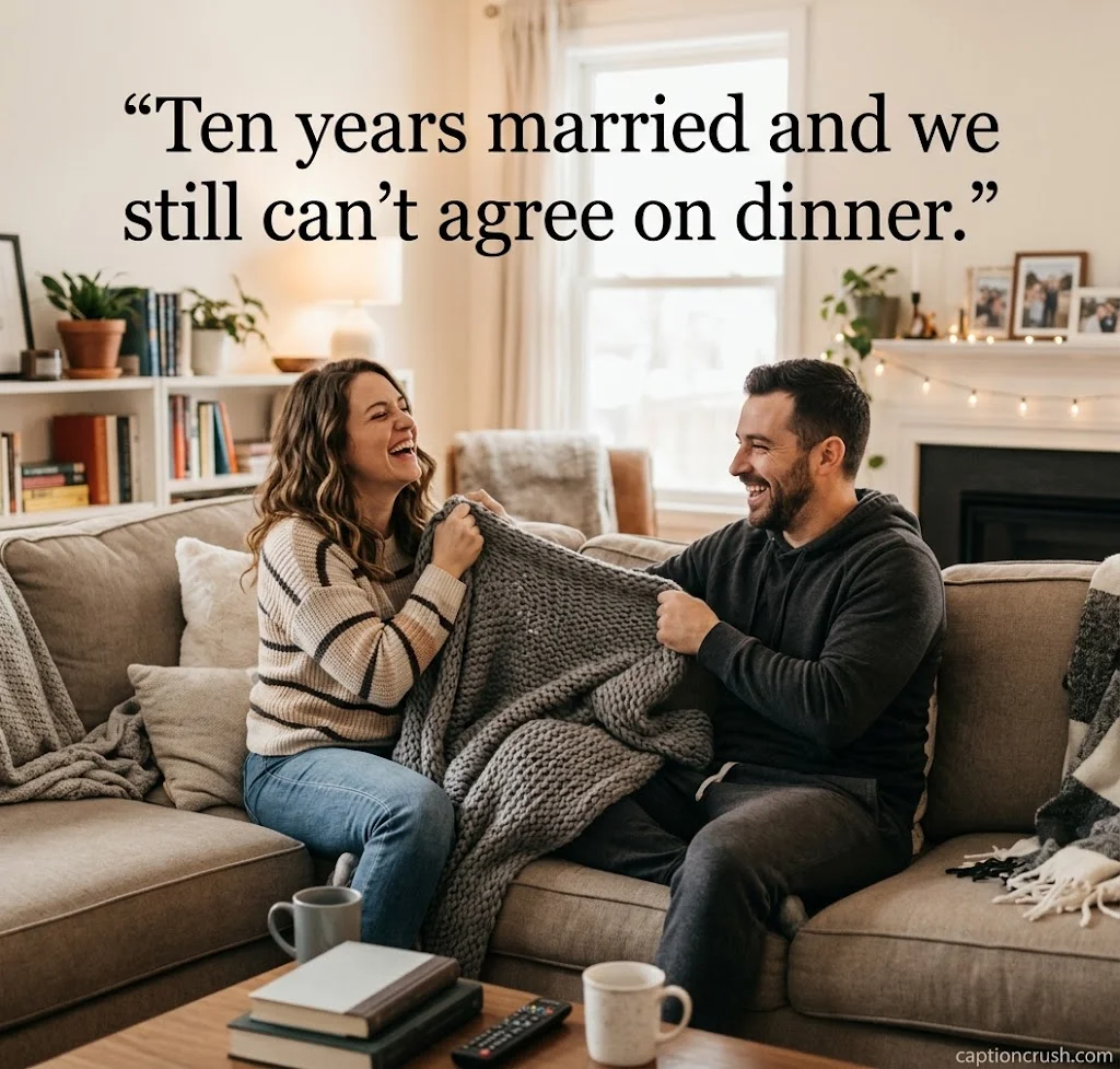 Short, Cute & Funny 10th Wedding Anniversary Captions