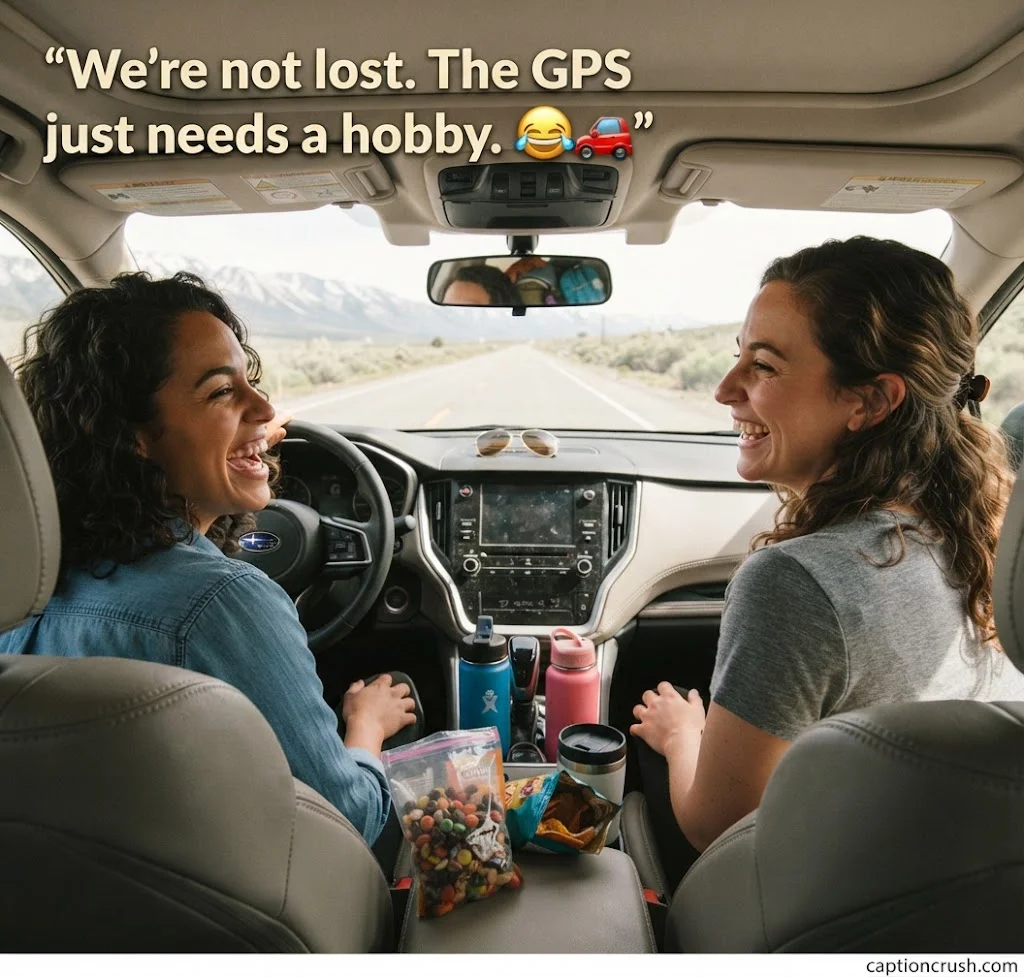 Short, Cute & Funny Road Trip Captions