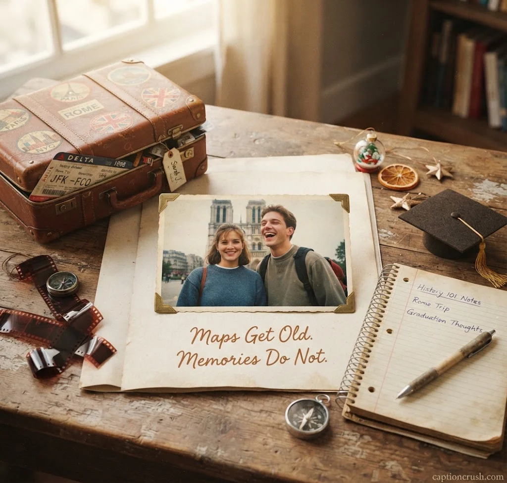 Throwback Travel, School & Holiday Captions for Old Pics
