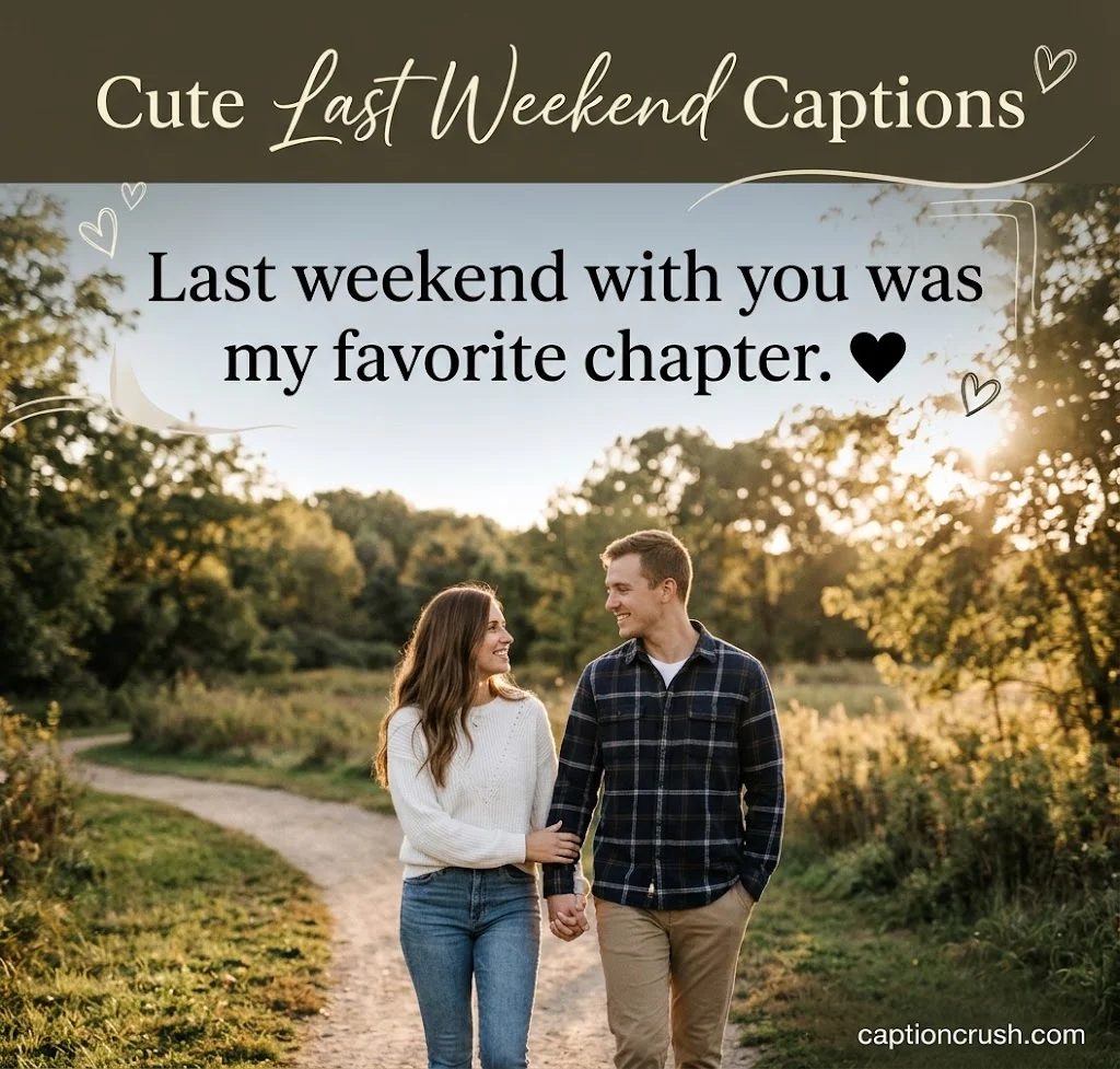 Weekend Recap and End of the Weekend Captions