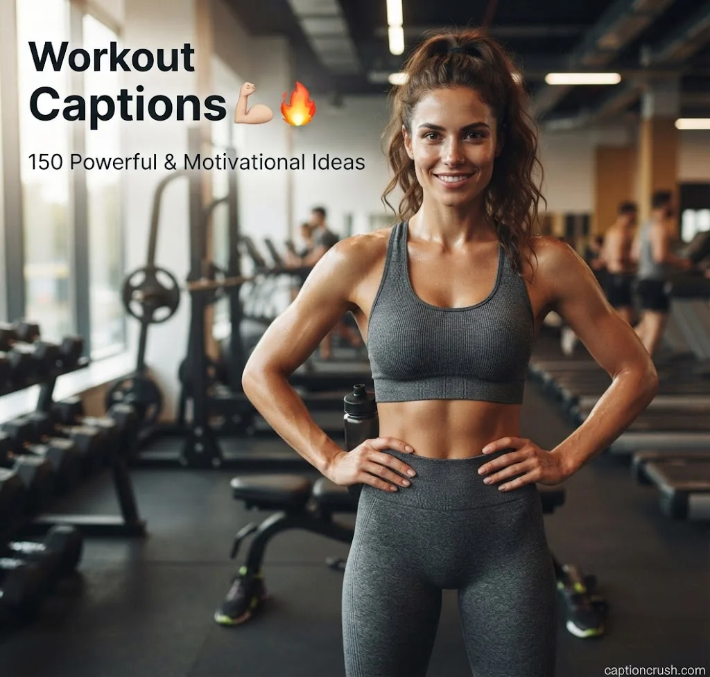 Workout Captions: 150 Powerful & Motivational Ideas for a Stronger,