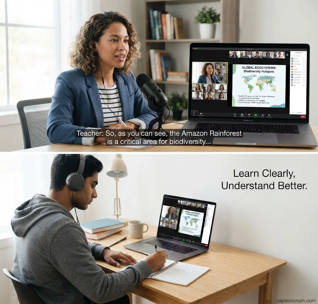 Zoom Live Captions for Schools, Accessibility & Learning