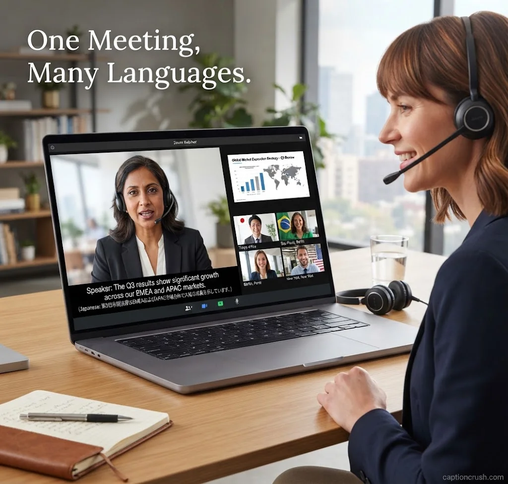 Zoom Live Translation Ideas for Work Meetings & Webinars