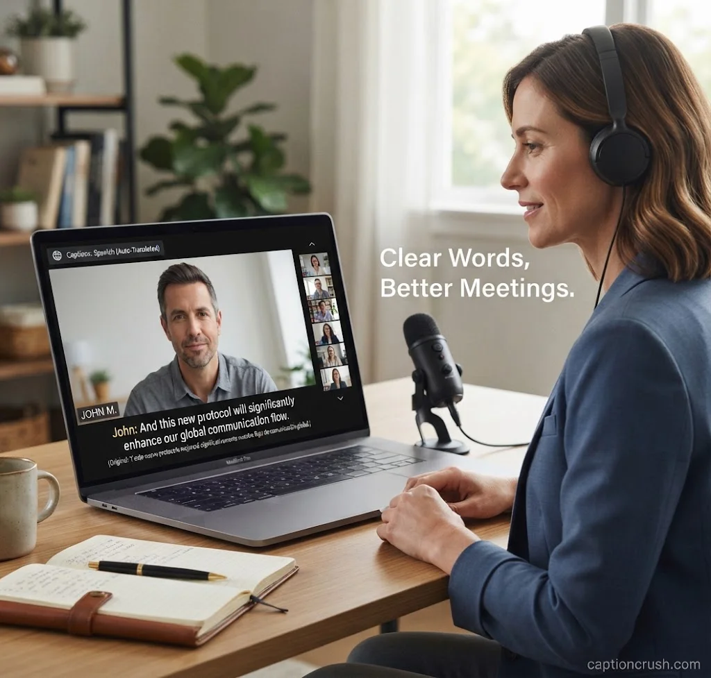 Zoom Translated Captions Setup & Accuracy Tips