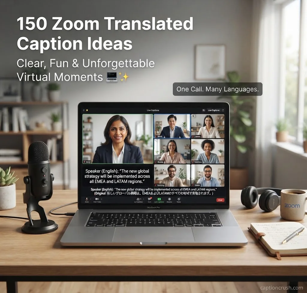 Zoom Translated Captions